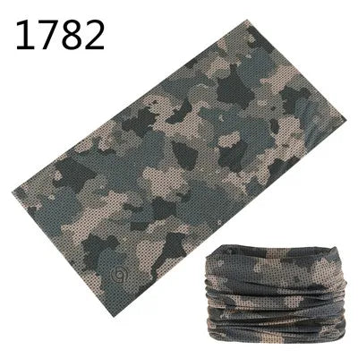 Camouflage Seamless Magic Bandana Buffs Neck Gaiter Paisley Headband Cycling Fishing Tube Face Shield Men Women Scarf Mask Cap - Premium neck gaiter from Lizard Vigilante - Just $5.99! Shop now at Lizard Vigilante