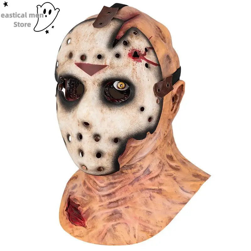 Crystal Lake Midnight Slasher Mask: Jason-Grade Horror Carnival Cosplay By Lizard Vigilante
