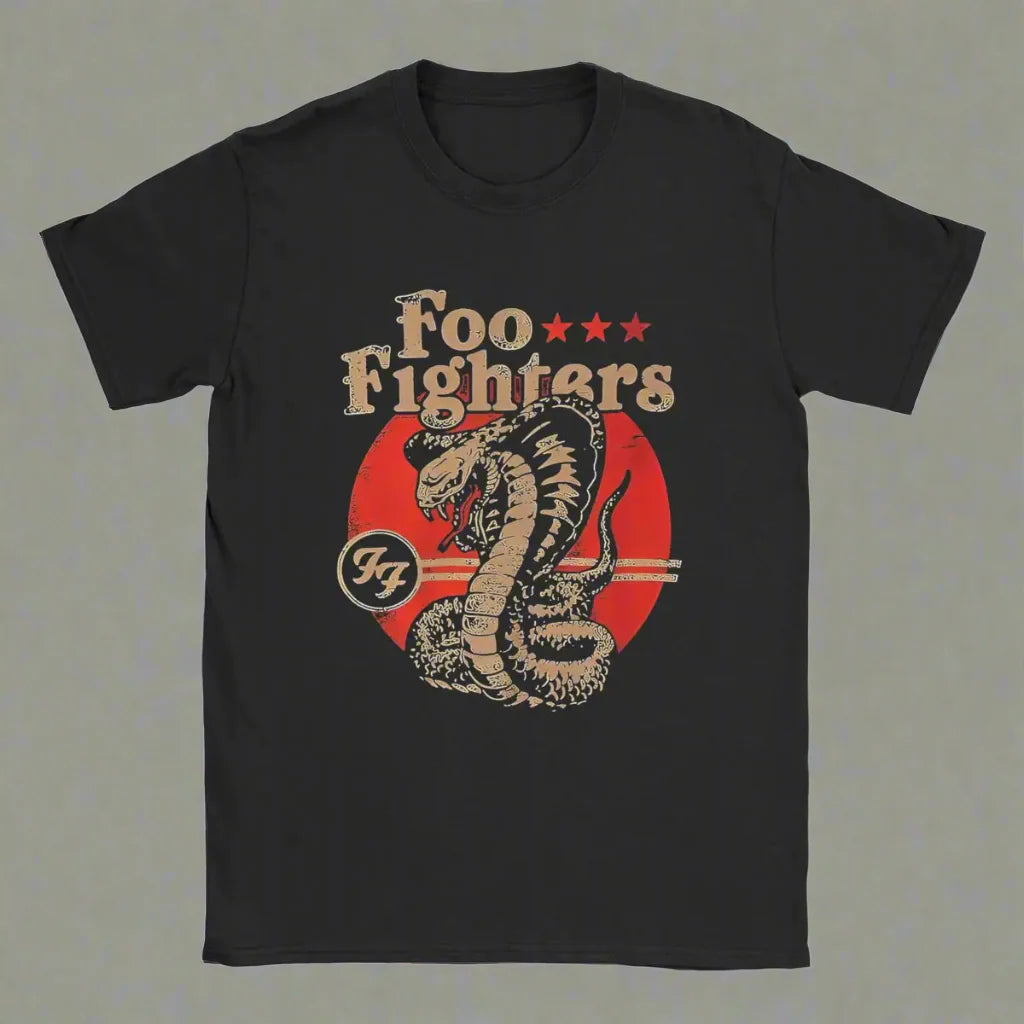 Foo Fighters Rock Revolution T-Shirt for Men – 100% Cotton Concert Tee with Digital Print, Short Sleeve Gift Merchandise - Premium T-shirt from Lizard Vigilante - Just $23.88! Shop now at Lizard Vigilante