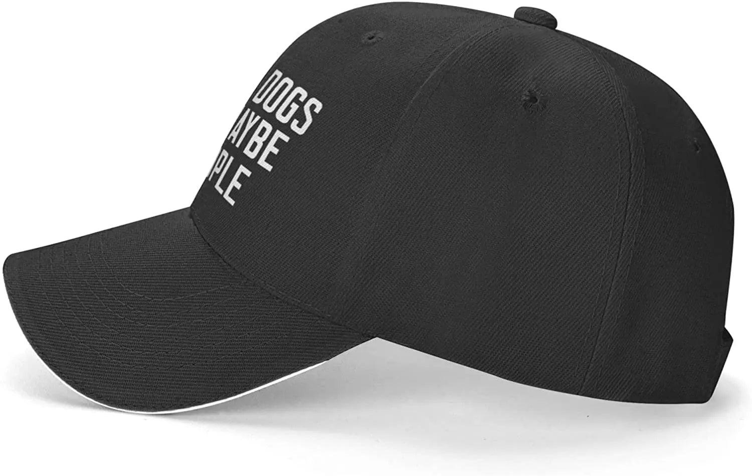 I Like Dogs and Maybe 3 People Unisex Cap Fishing Outdoor Sport Baseball Cap Sun Hat - Premium hats from Lizard Vigilante - Just $18.99! Shop now at Lizard Vigilante