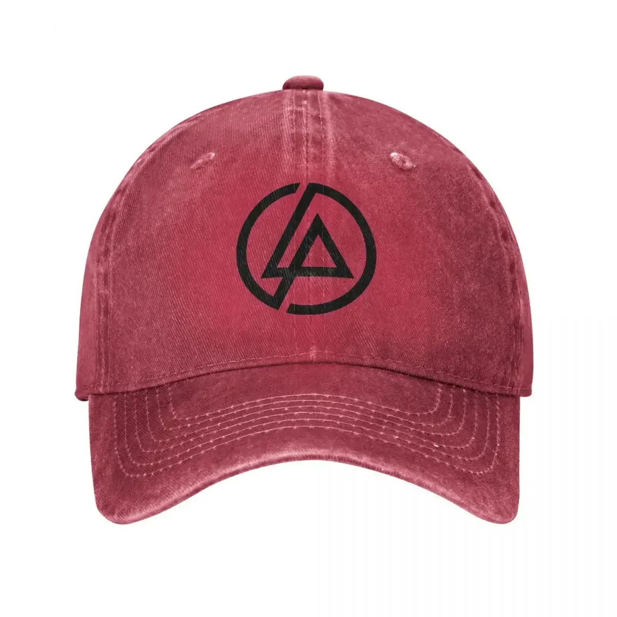 Linkin Park "Meteora & Minutes to Midnight" Distressed Baseball Cap – Adjustable Snapback Hat for Men & Women - Premium baseball cap from Lizard Vigilante - Just $26.88! Shop now at Lizard Vigilante