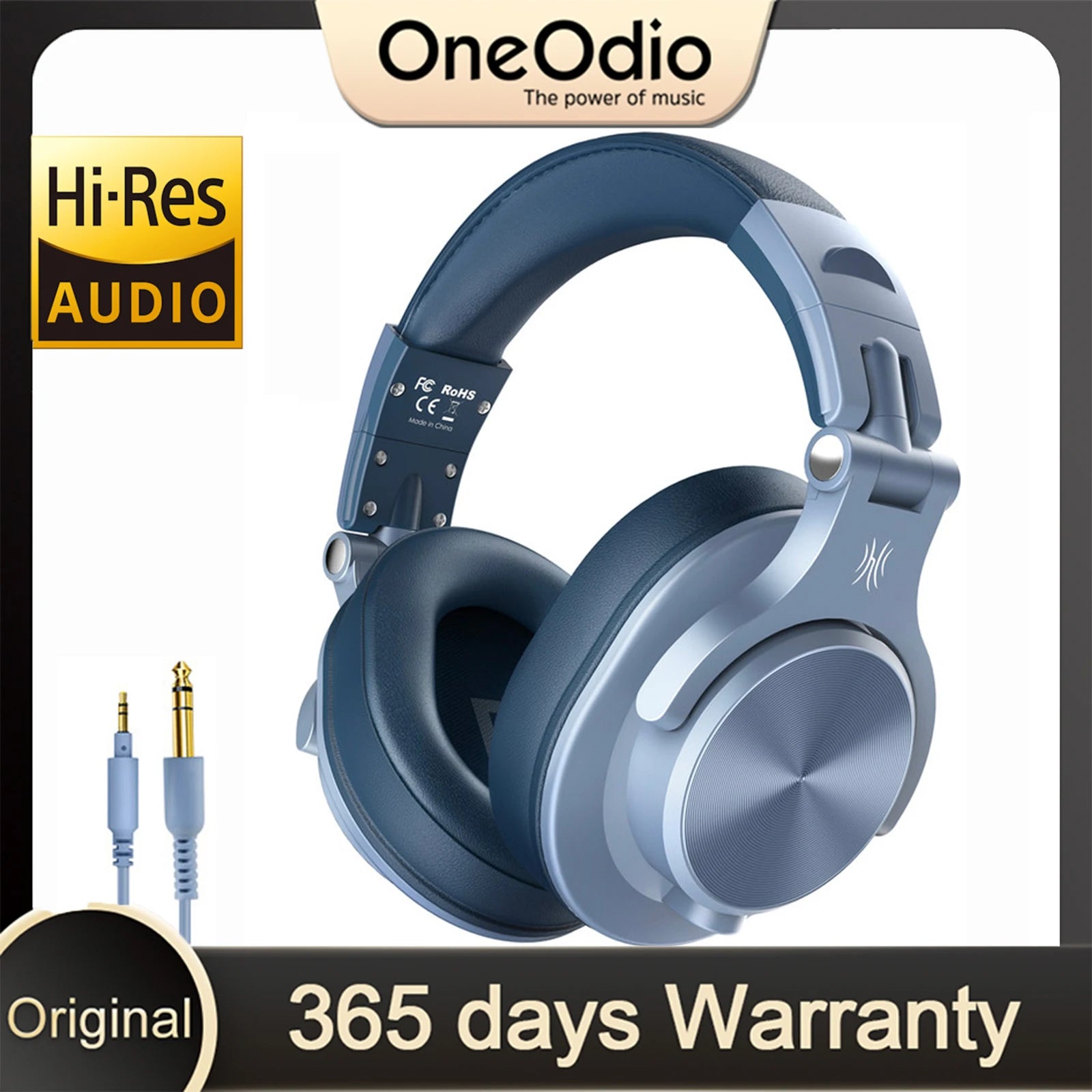 OneOdio A71 Wired Studio DJ Headphones – Over-Ear Stereo Headset with Deep Bass, Music Share Port & Detachable Mic for Recording, Gaming, and Monitoring - Premium headphones from Lizard Vigilante - Just $59.99! Shop now at Lizard Vigilante