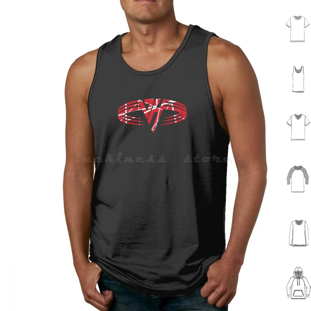 Van Halen Tank Top – Eddie Inspired Sleeveless T-Shirt for Men - Premium tank top from Lizard Vigilante - Just $36.88! Shop now at Lizard Vigilante