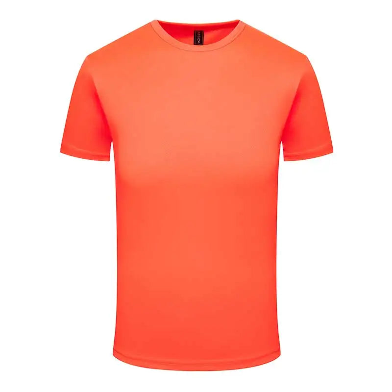 The Ultimate Quick-Dry Round Neck T-Shirt – Large Size Men's & Women's Breathable & Comfy Polyester Tee (Up to 4XL) for Casual Adventures - Premium t-shirt from Lizard Vigilante - Just $23.88! Shop now at Lizard Vigilante