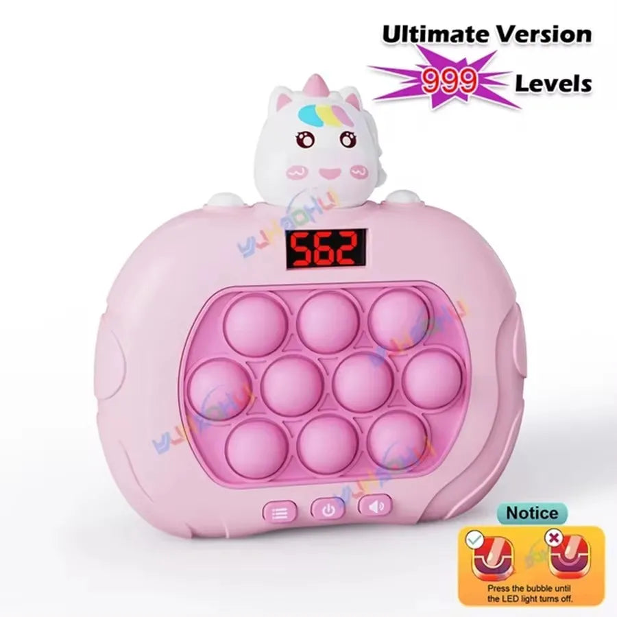 999 Levels Electronic Pop Light Quick Push Game Console - Premium game from Lizard Vigilante - Just $19.88! Shop now at Lizard Vigilante