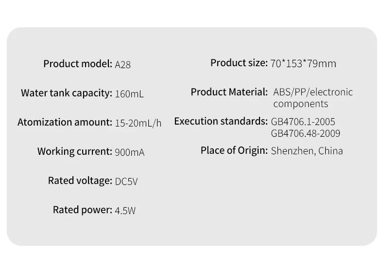 Colorful Simulation Flame Aroma Diffuser Home Hotel Desktop USB Air Humidifier