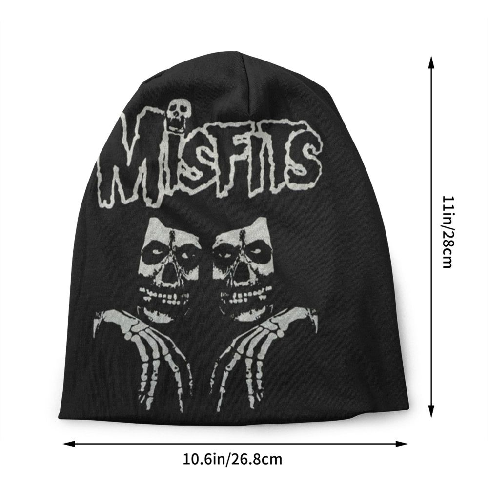 Misfits Horror Punk Rock Knit Beanie – Unisex Winter Skull Cap for Men & Women - Premium beanie from dsers - Just $19.99! Shop now at Lizard Vigilante