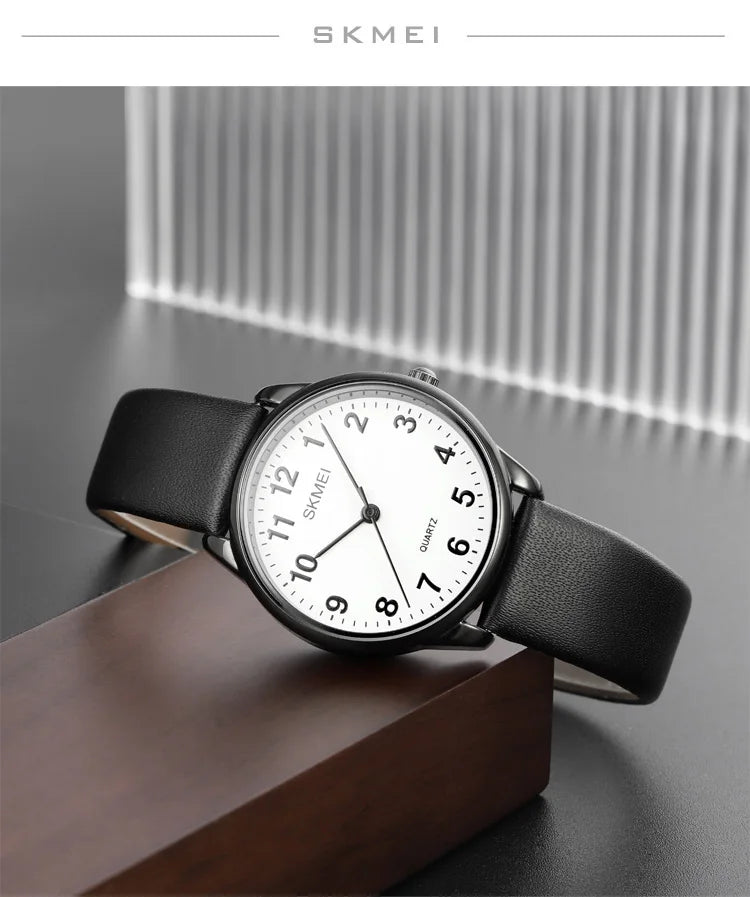 SKMEI Relogio Feminino New Creative Time Display Quartz Women Watches Top Brand Luxury Leather Bracelet Hour Ladies Wristwatch - Premium  from Lizard Vigilante - Just $19.99! Shop now at Lizard Vigilante