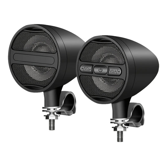 Motorcycle Bluetooth Speakers Wireless Audio System with USB, AUX, Mp3 Music Player