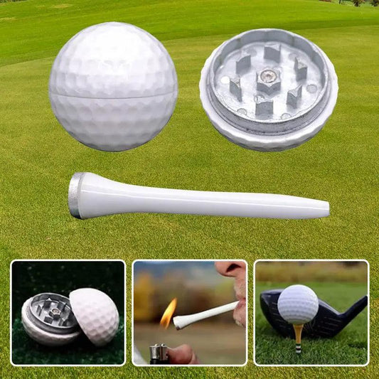 Pipe Herb Grinders Golf Vanilla Set For Dad Creative Grinder Golf Ball Golf Spice Grinder Gift - Lizard Vigilante