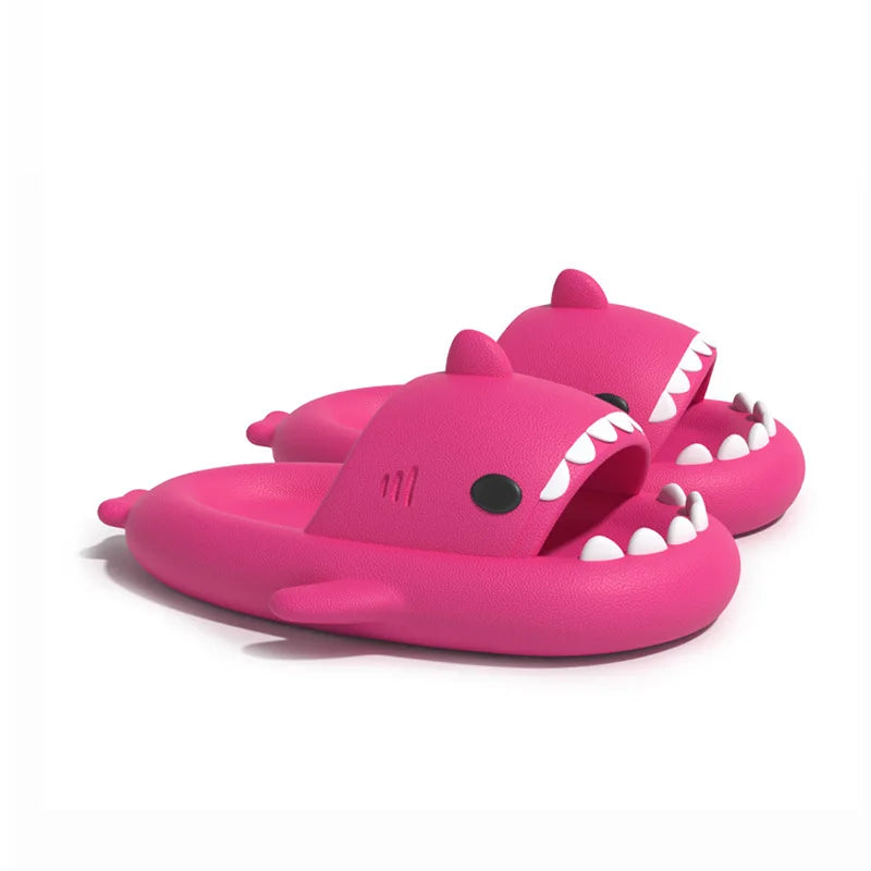 New Style Shark Slippers Women Summer Cute EVA Flip Flops Men Non-slip Indoor Outdoor Slides Girls Boys Beach Shoes Sandals - Premium  from Lizard Vigilante - Just $13.99! Shop now at Lizard Vigilante