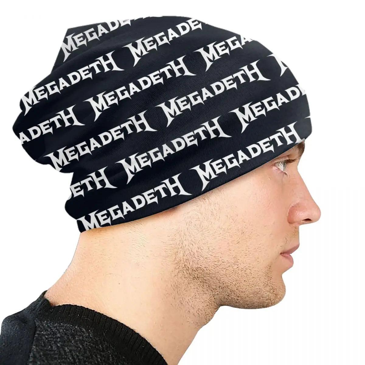 Heavy Metal Rock Megadeths Print Beanie Cap Unisex Winter Warm Bonnet Homme Knit Hats Fashion Ski Skullies Beanies Hats For - Lizard Vigilante