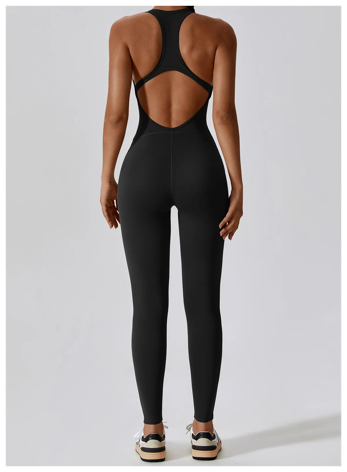 Seamless Yoga Jumpsuit - All-in-One Workout Outfit for Women - Premium bodysuit from Lizard Vigilante - Just $38.88! Shop now at Lizard Vigilante