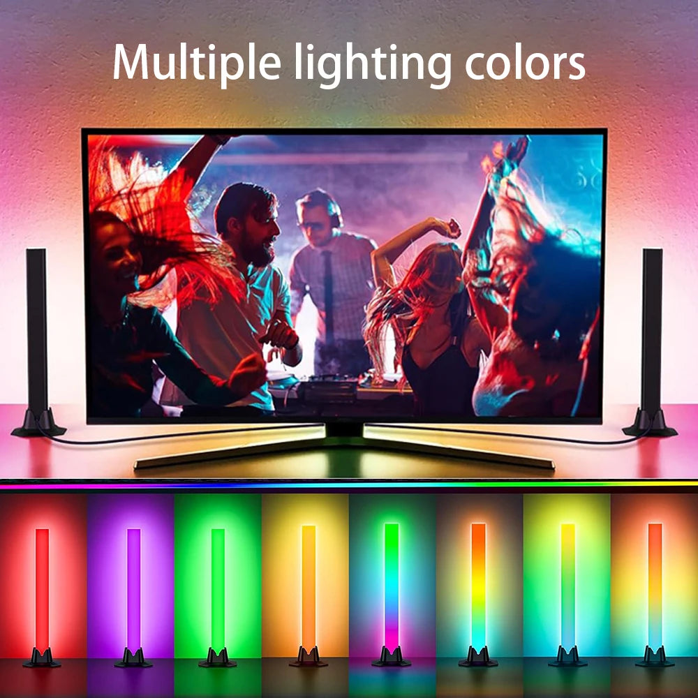 Wiscolor Tuya WiFi RGBIC LED Light Bar – Smart Music Syncing Desktop Lamp with Remote Control - Premium lighting from Lizard Vigilante - Just $34.99! Shop now at Lizard Vigilante