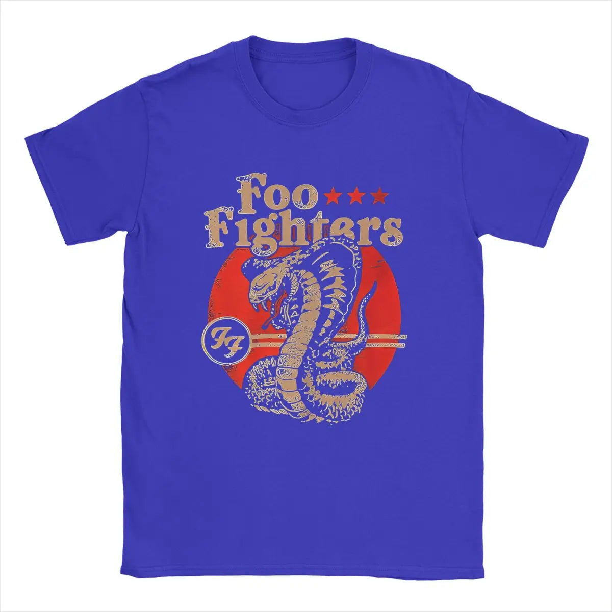 Foo Fighters Rock Revolution T-Shirt for Men – 100% Cotton Concert Tee with Digital Print, Short Sleeve Gift Merchandise - Premium T-shirt from Lizard Vigilante - Just $23.88! Shop now at Lizard Vigilante