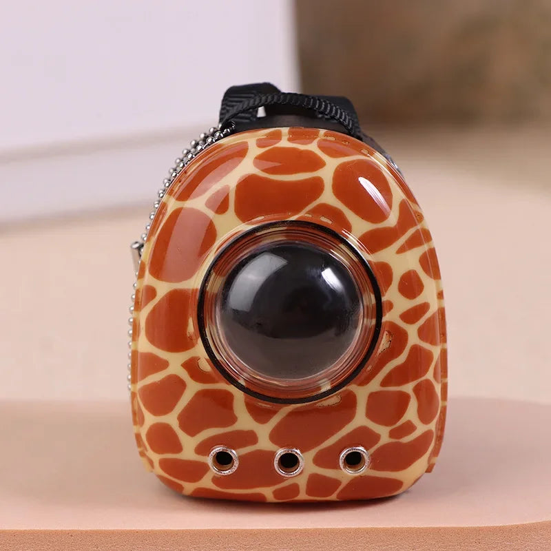 Labubu Doll Canvas Backpack Simulation Pet Bag for 15/17cm Dolls Cute Doll Accessories