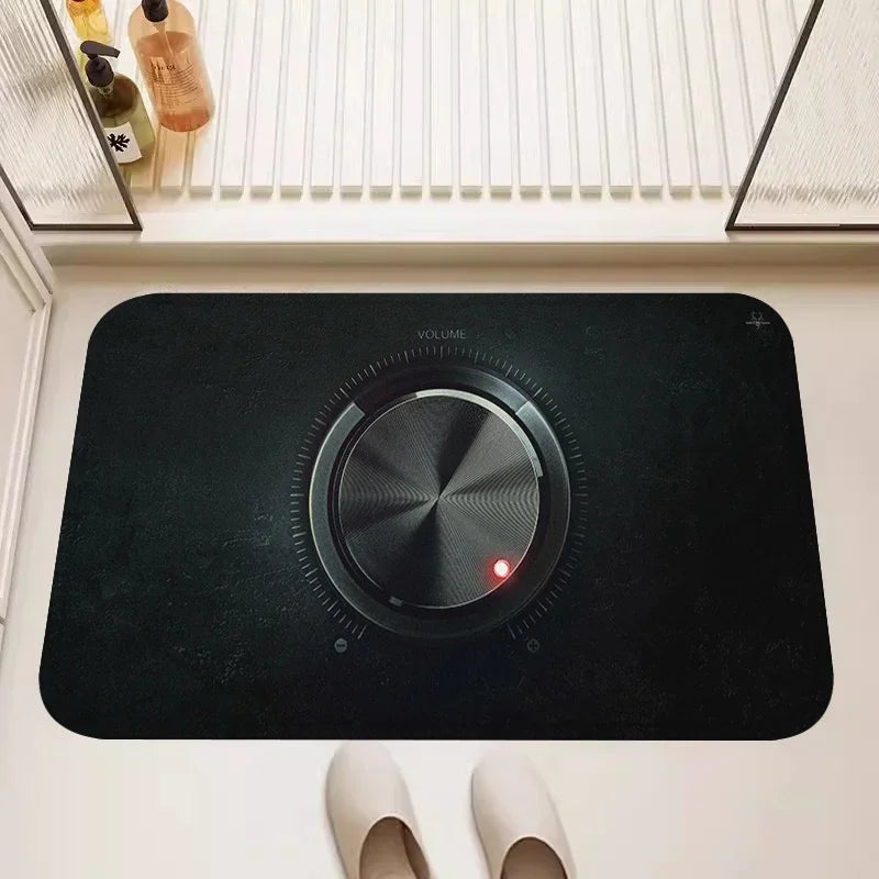 Classic Gramophone Rugs for Living Room Bedroom Kitchen Entry Door Mat Home Decor Area Carpets Personalized Gift Floormats