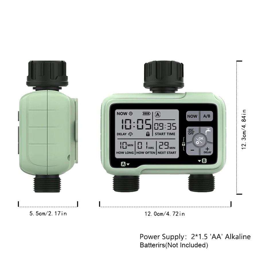 Eshico Super Timing Dual-Zone Water Command Unit – Precision Irrigation For Rebels Who Grow Wild