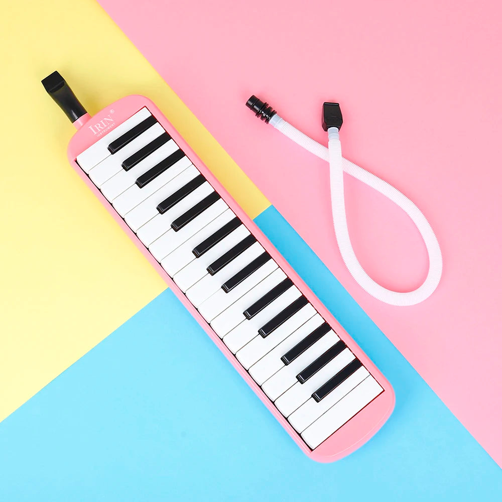 IRIN 32 Keys Melodica Piano Keyboard Style Musical Instrument Harmonica Mouth Organ With Carrying Bag Mouthpiece Educational Gift - Lizard Vigilante