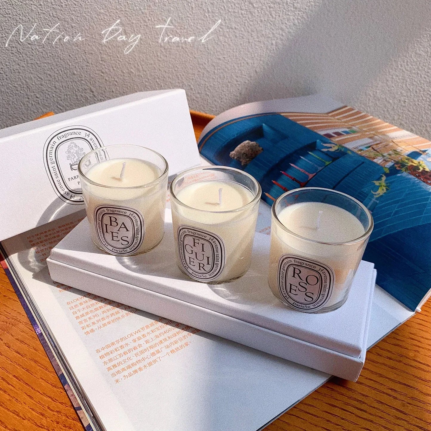 Aromatherapy Candle Natural Plant Scented Candles French Fragrance Fresh And Elegant Lasting Air Companion Aroma Gift