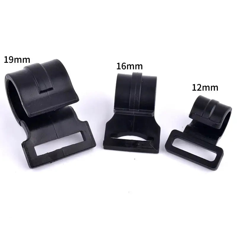 I.D 8/12/16/19mm Black Plastic Pipe Connector DIY Shelf Water Tube Joint Tent Fixed Connector Tee Four Way Elbow Straight Joint