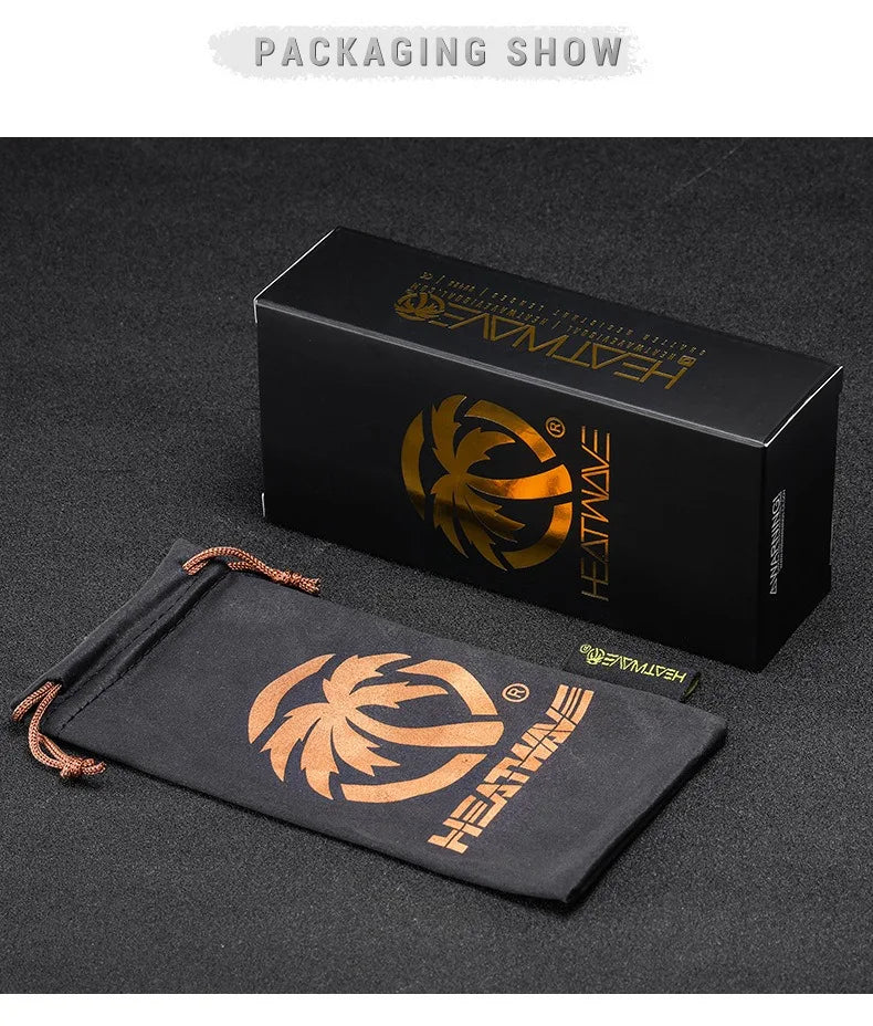 Heat Wave Square Polarized Sports Sunglasses UV400 for Men and Women