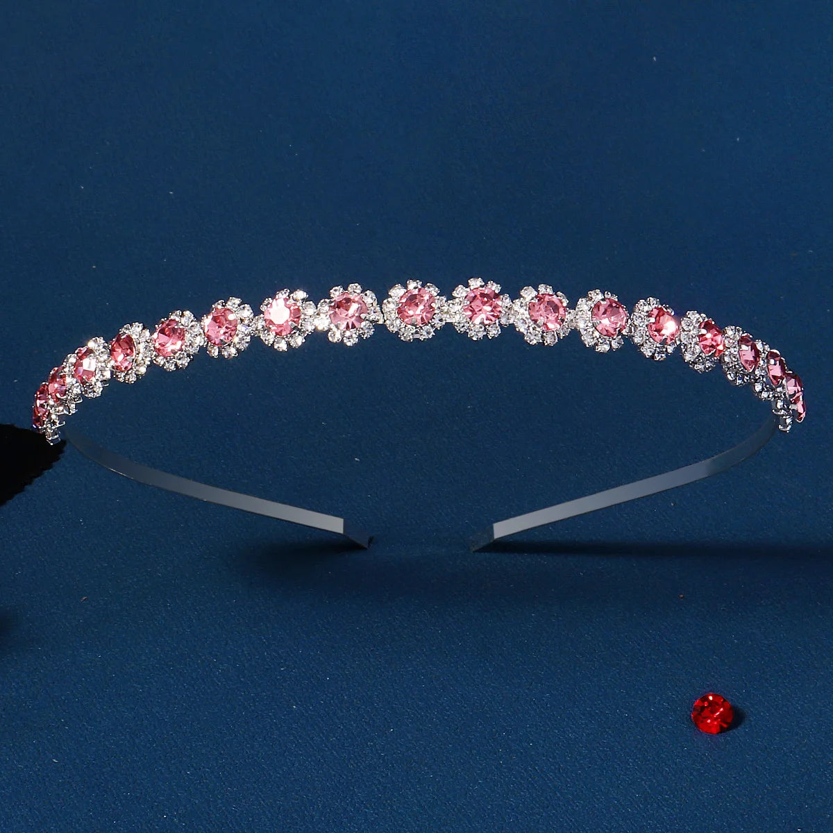 Sparkling Rhinestones Hair bands Fashionable Crown Handmade Head Bands Jewelry Accessories School Halloween Gifts for Girls