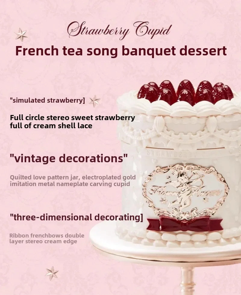 Flowerknows Strawberry Cupid Lipstick Cake Matte Velvet Lipgloss Lip Mud Makeup Korean Flower Know Lip Cream For Girls&Women