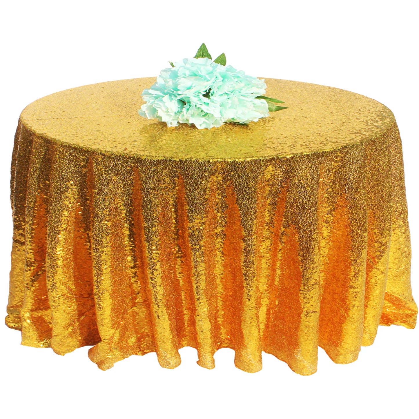 Glitter Sequin Round Tablecloth Party Table Cloth Cover for Events Wedding Party Christmas Decoration Rose Gold Silver 60-330cm - Premium tablecloth from Lizard Vigilante - Just $7.99! Shop now at Lizard Vigilante