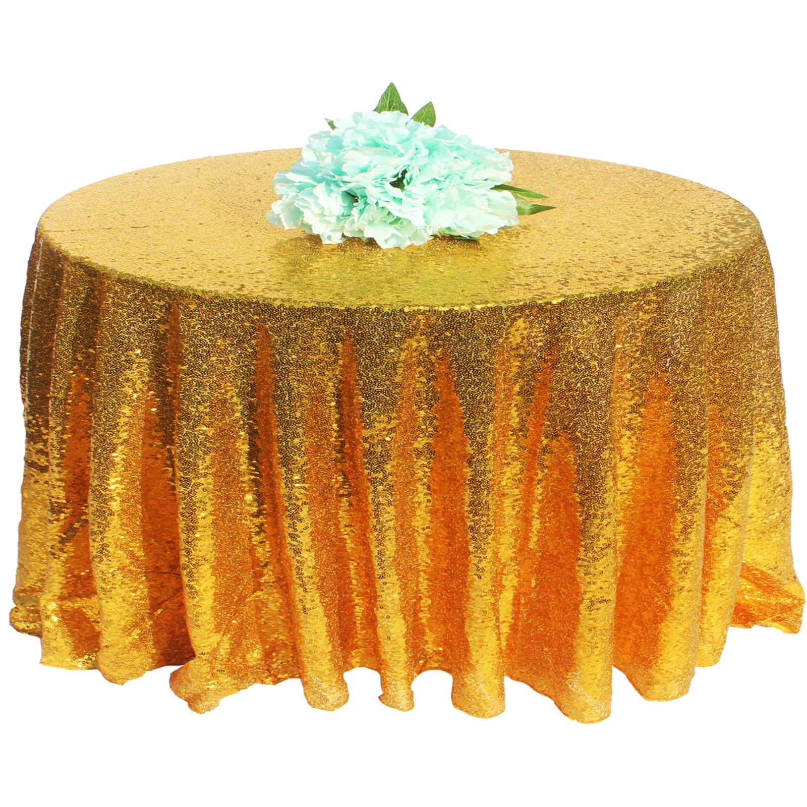 Glitter Sequin Round Tablecloth Party Table Cloth Cover for Events Wedding Party Christmas Decoration Rose Gold Silver 60-330cm - Premium tablecloth from Lizard Vigilante - Just $7.99! Shop now at Lizard Vigilante