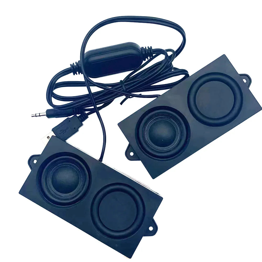 Portable Bluetooth Speaker Multimedia USB Stereo Loudspeaker Mini Music Player Surround Bass Box for pc Laptops Notebook Mobile