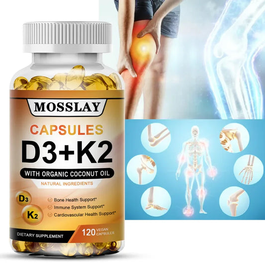 Vitamin K2+D3 Supplement - Promotes Immune System Health and Bone Support