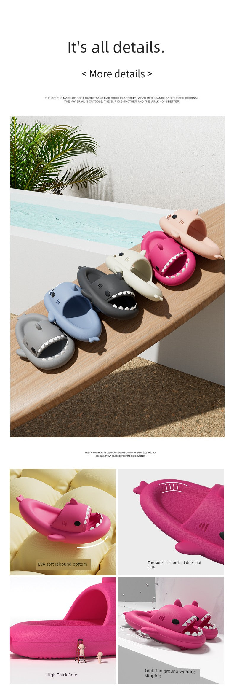 Chedoir Strawberry Bear Women's Deodorizing Filter Shark Slippers - Premium  from Lizard Vigilante - Just $12.99! Shop now at Lizard Vigilante