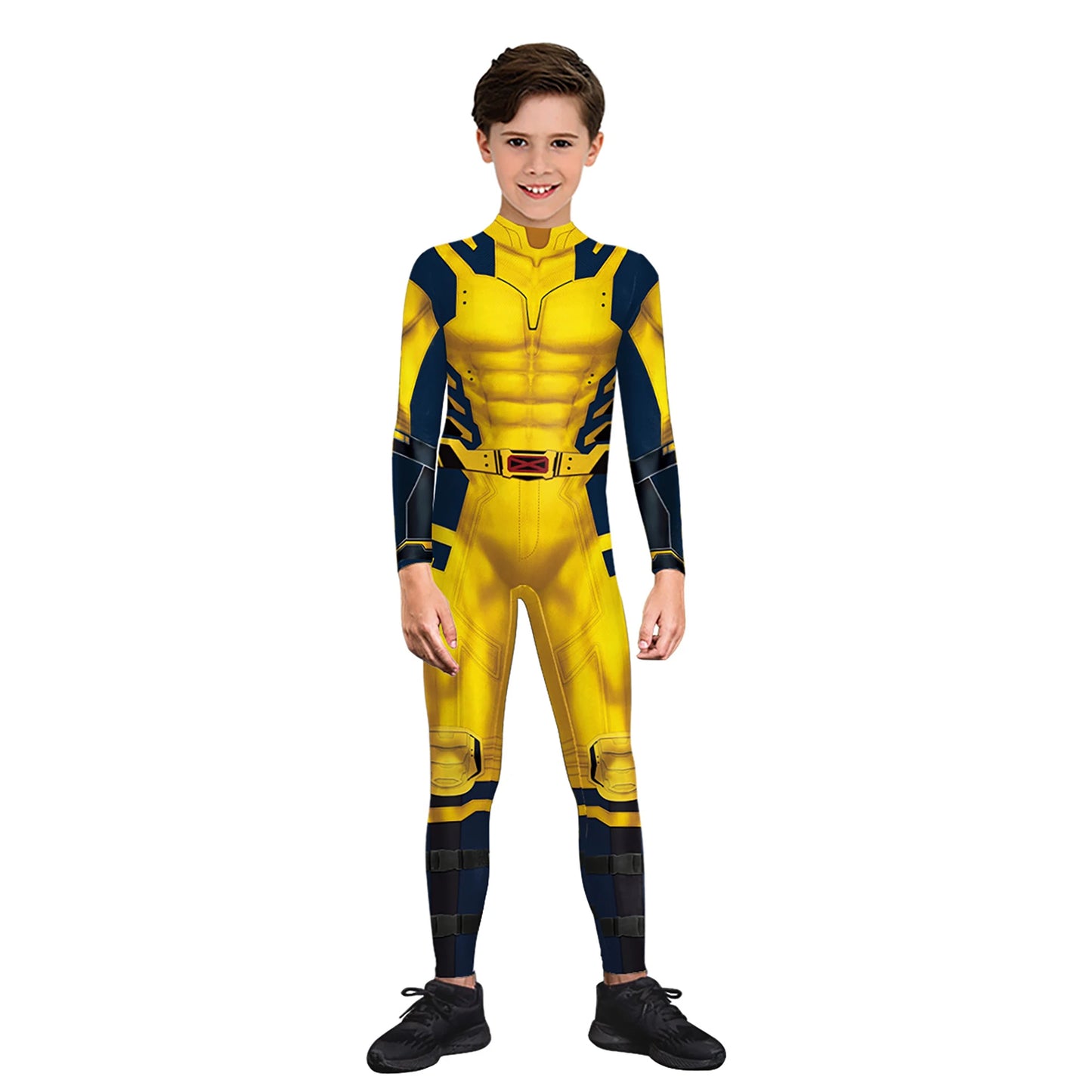 Superhero Wolverine & Deadpool Cosplay Jumpsuit – Children’s Halloween Party Costume - Premium Cosplay Costumes from Lizard Vigilante - Just $29.88! Shop now at Lizard Vigilante