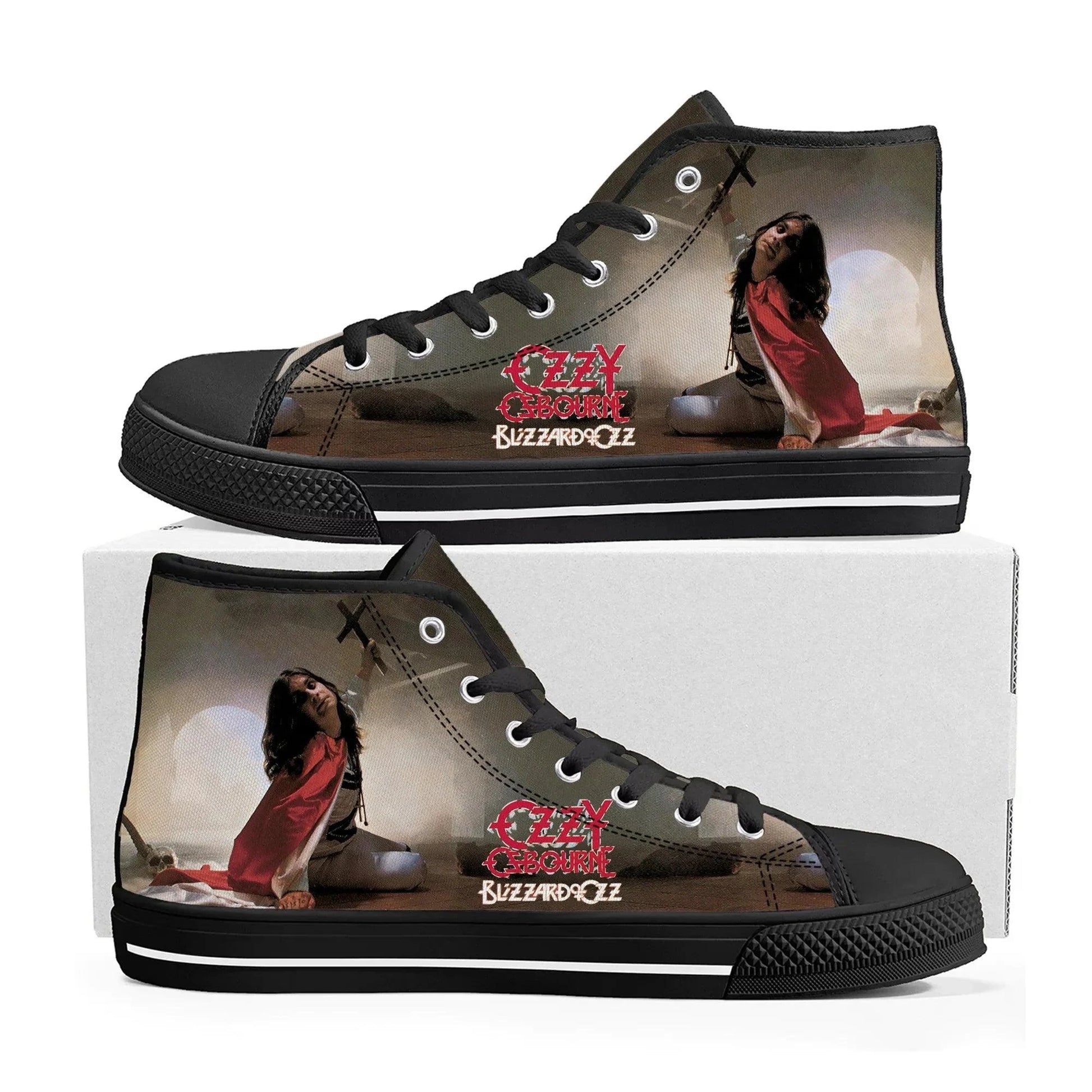 Ozzy Osbourne Canvas Sneakers - Premium shoes from Lizard Vigilante - Just $39.99! Shop now at Lizard Vigilante