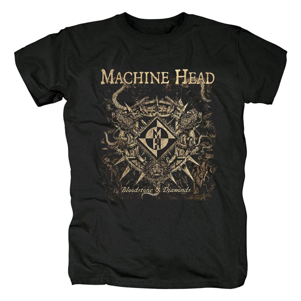 Machine Head T Shirt Vintage Mens Heavy Metal Power Metal Fashion Summer Tee Tops Casual Harajuku Streetwear Cotton Tshirt - Premium T-Shirt from Lizard Vigilante - Just $22.99! Shop now at Lizard Vigilante