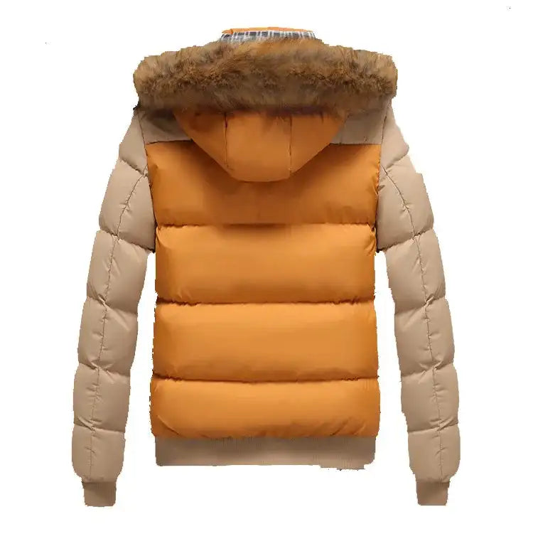 2023 New Jackets Men Winter Warm Faux fur Hoodies Outwear Slim Mens Coats Windbreaker Men Jacket chaqueta hombre MY132
