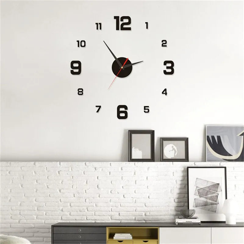 Glow-in-the-Dark Frameless Stereo Digital Wall Clock - A Futuristic Statement Piece for Living Rooms & Offices - Premium clock from dsers - Just $15.99! Shop now at Lizard Vigilante