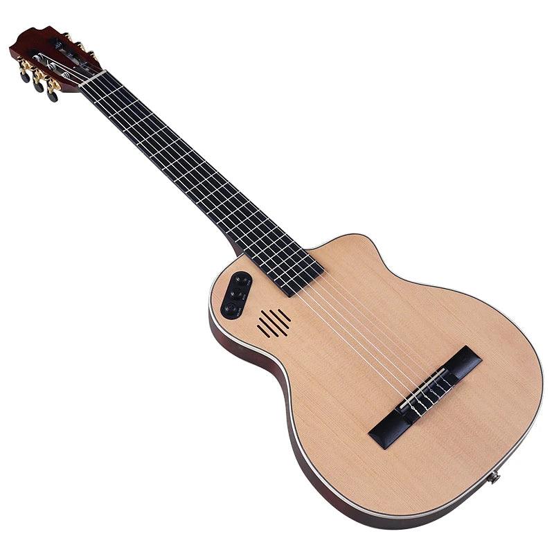 High Grade 39-Inch Silent Electric Classical Guitar with EQ - Natural Color, 6-String - Premium acoustic guitar from Lizard Vigilante - Just $319.99! Shop now at Lizard Vigilante