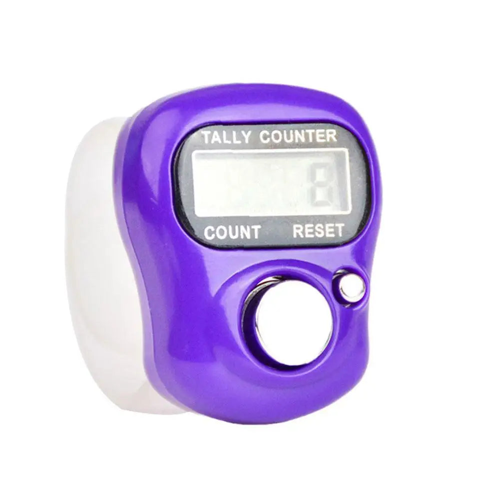 Portable Electronic Digital Counter Finger Calculator Small Equipment Held Hand Tally Counter Finger Fitness Pedometer U3K8 - Premium finger calculator from Lizard Vigilante - Just $14.99! Shop now at Lizard Vigilante