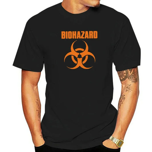 BIOHAZARD T-Shirt Official Merchandise Classic Band Logo Men Clothing Harajuku Graphic Oversized Summer Fashion Tops - Premium T-shirts from Lizard Vigilante - Just $19.99! Shop now at Lizard Vigilante