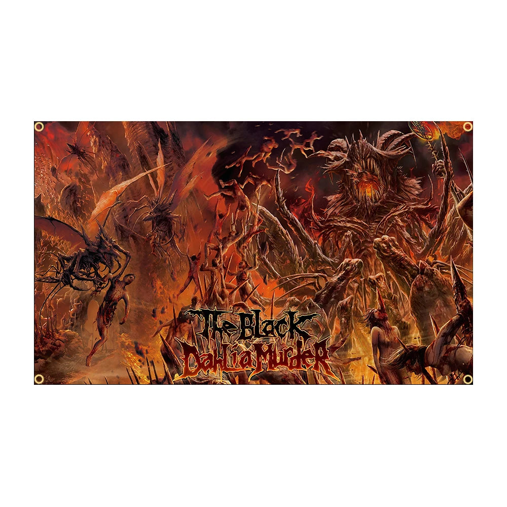 American Deadcore The Black Dahlia Murder Flag – 3x5 Ft Polyester Rock Banner for Decor and Tapestry - Premium flag from Lizard Vigilante - Just $13.99! Shop now at Lizard Vigilante