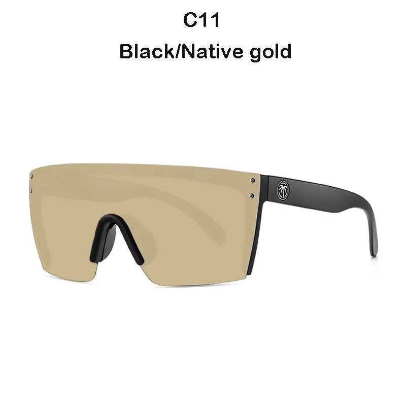 Heat Wave Square Polarized Sports Sunglasses UV400 for Men and Women