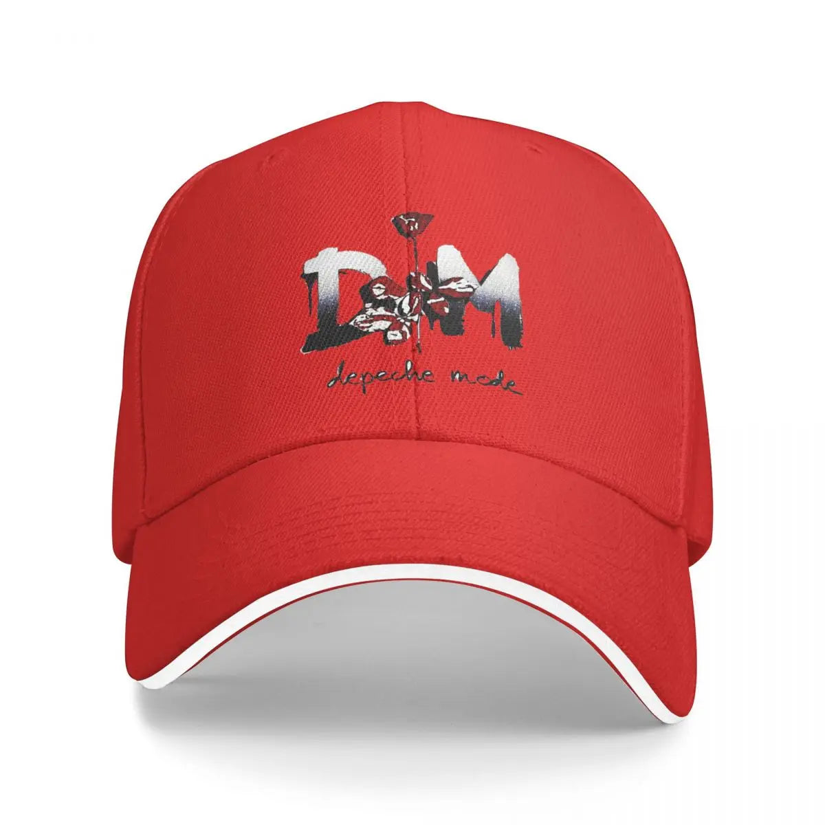 Depeche Mode Rose Rock Band Adjustable Trucker Hat – Unisex Retro Music Cap for Men & Women - Premium hat from Lizard Vigilante - Just $23.88! Shop now at Lizard Vigilante