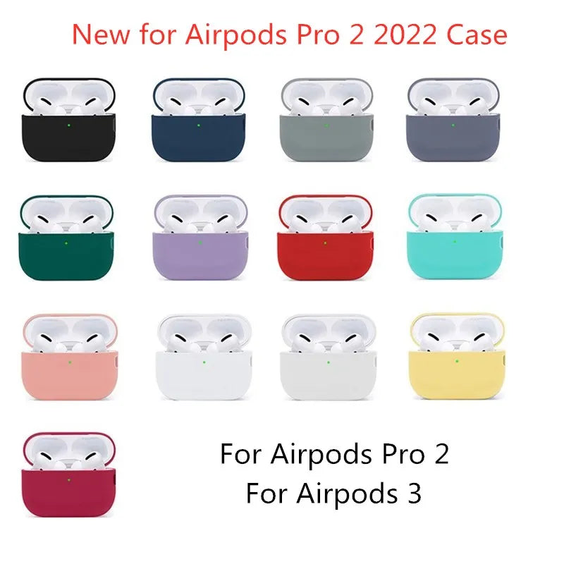 Soft Case for AirPods Pro 2 (2022) and AirPods 3 (2021) – Luxury Silicone Earphone Accessories for AirPods Pro 2nd Generation - Premium airpods case from Lizard Vigilante - Just $12.88! Shop now at Lizard Vigilante