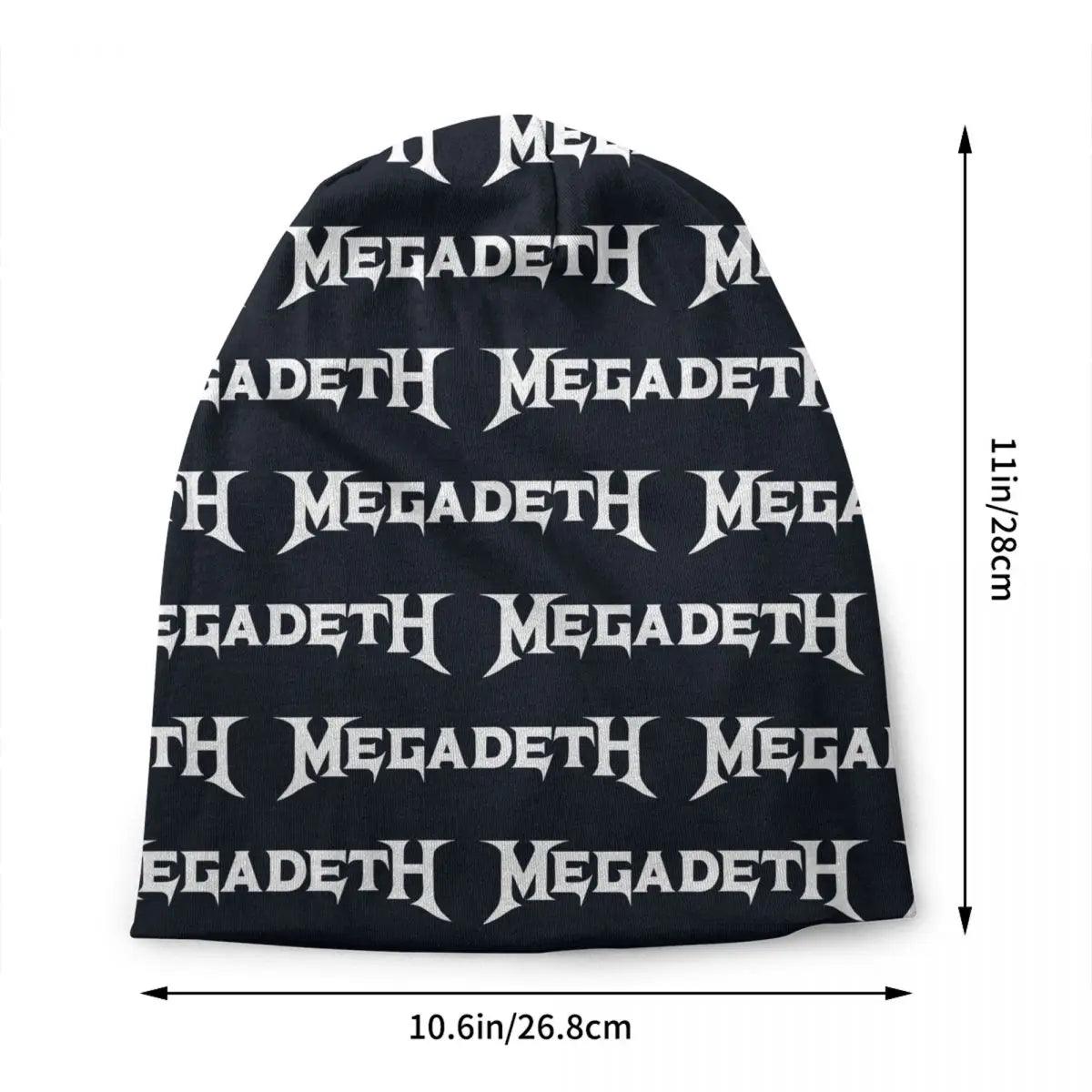 Heavy Metal Rock Megadeths Print Beanie Cap Unisex Winter Warm Bonnet Homme Knit Hats Fashion Ski Skullies Beanies Hats For - Lizard Vigilante