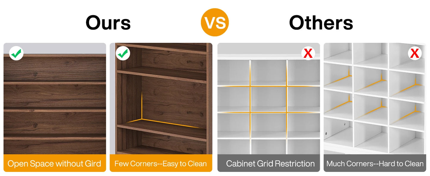 Tribesigns Tower of Soles — 9-Tier 70" Heavy-Duty Wood Shoe Fortress | Holds 40–45 Pairs of Chaos-Controlled Kicks