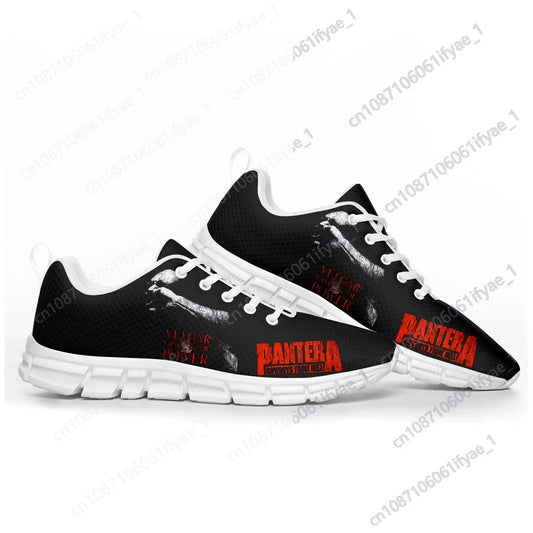 Pantera Metal Band Pop Sports Shoes Mens Womens Teenager Kids Children Sneakers Casual Custom High Quality Couple Shoes White - Premium shoes from Lizard Vigilante - Just $39.99! Shop now at Lizard Vigilante