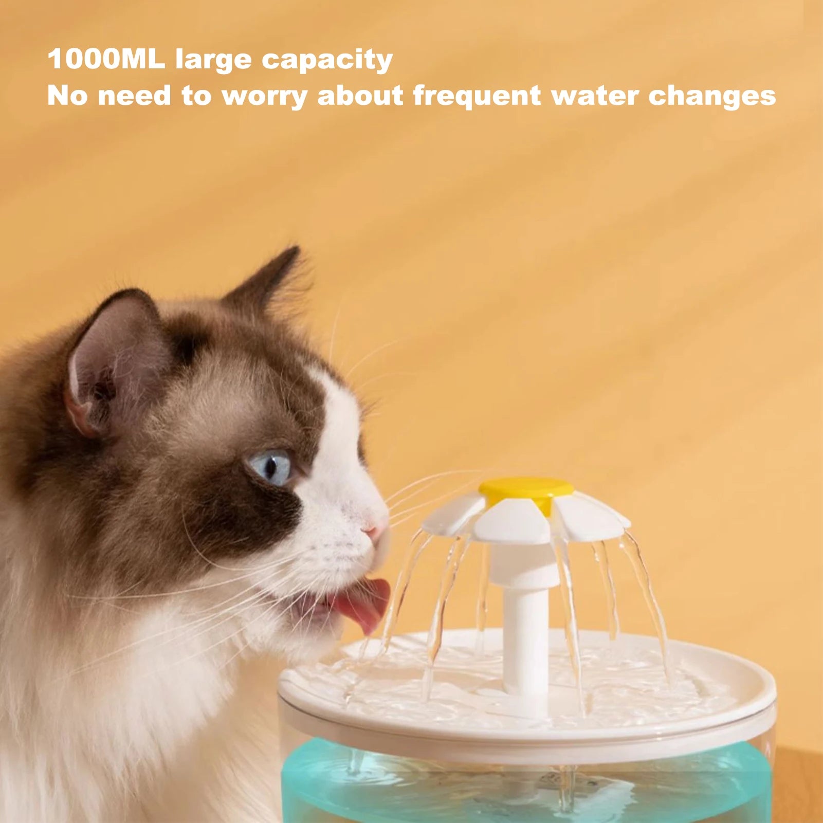 Cat Water Fountain USB Electric Mute Cat Drink Bowl Filter 1L Automatic Water Dispenser Cats Dog Drinking Dispenser Pet Supplies - Premium  from Lizard Vigilante - Just $8.99! Shop now at Lizard Vigilante