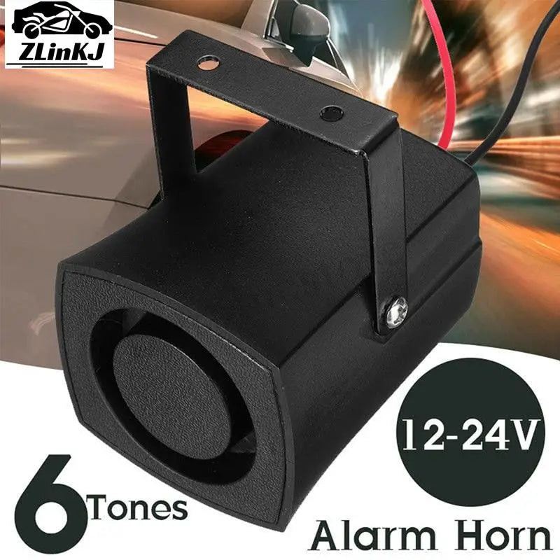 6 Tone Surround Alarm Horn Car Police Fire Alarm Horn 12-24V Warning Loud Sound Truck Boat Siren - Premium siren from Lizard Vigilante - Just $19.99! Shop now at Lizard Vigilante